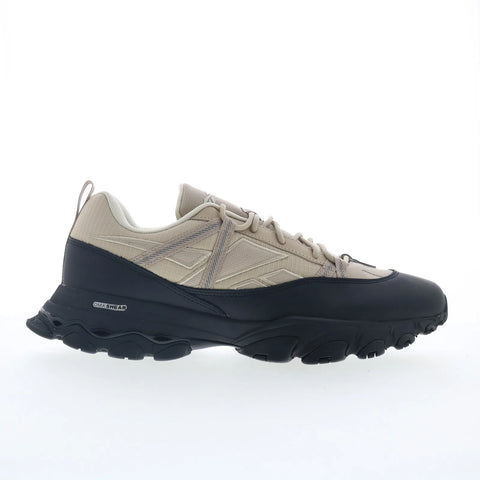Reebok DMX Trail Shadow Mens Beige Canvas Lace Up Athletic Running Shoes