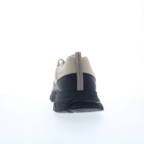 Reebok DMX Trail Shadow Mens Beige Canvas Lace Up Athletic Running Shoes