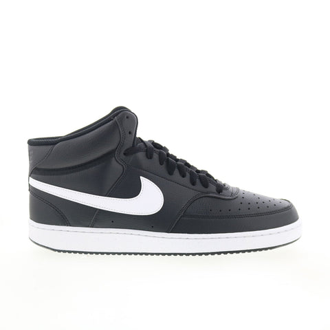 Nike Court Vision Mid Next Nature Mens Black Lifestyle Sneakers Shoes