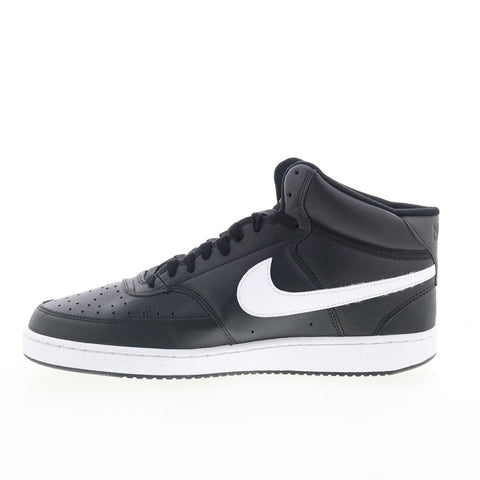 Nike Court Vision Mid Next Nature Mens Black Lifestyle Sneakers Shoes