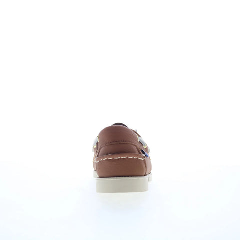Sebago Docksides 78113FW Mens Brown Leather Loafers & Slip Ons Boat Shoes 