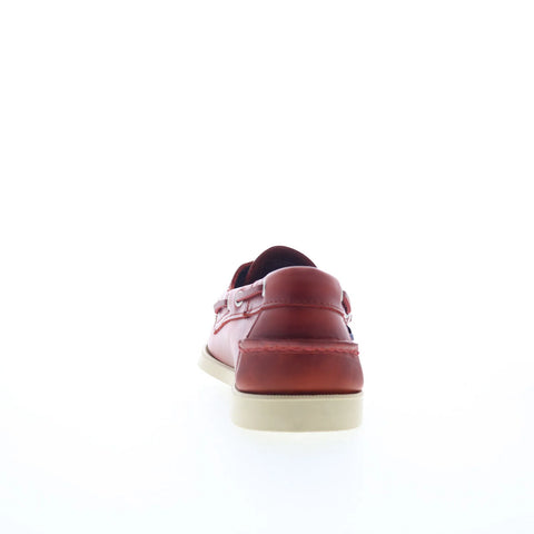 Sebago Docksides Portland 70000G0-993 Mens Red Loafers & Slip Ons Boat Shoes 