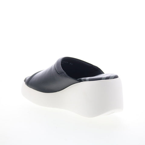 Fly London Doli DOLI042FLY-004 Womens Black Leather Slides Sandals Shoes
