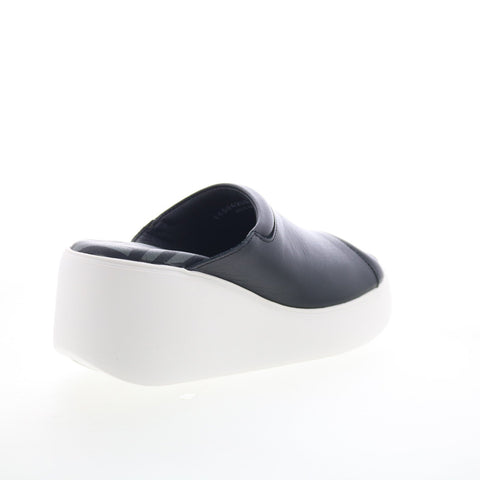 Fly London Doli DOLI042FLY-004 Womens Black Leather Slides Sandals Shoes