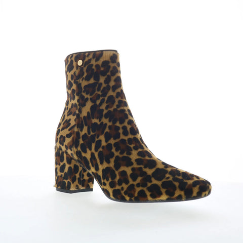 Aquatalia Domani TW5DOMA25 Womens Brown Leather Zipper Ankle & Booties Boots