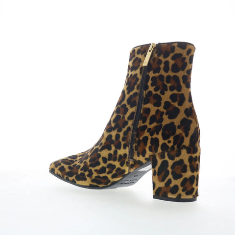 Aquatalia Domani TW5DOMA25 Womens Brown Leather Zipper Ankle & Booties Boots