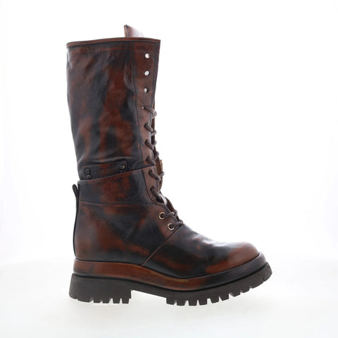 A.S. 98 Donovan Womens Brown Leather Lace Up Casual Dress Boots