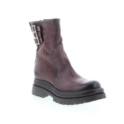 A.S. 98 Doran Womens Brown Leather Zipper Casual Dress Boots