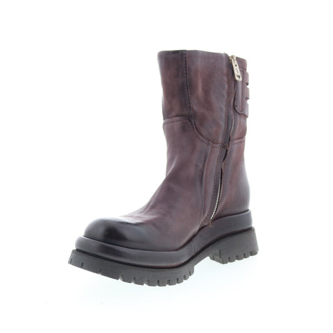 A.S. 98 Doran Womens Brown Leather Zipper Casual Dress Boots