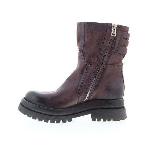 A.S. 98 Doran Womens Brown Leather Zipper Casual Dress Boots