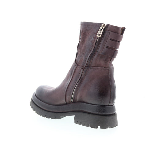 A.S. 98 Doran Womens Brown Leather Zipper Casual Dress Boots