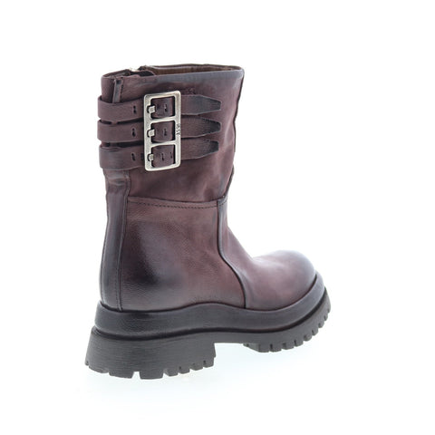 A.S. 98 Doran Womens Brown Leather Zipper Casual Dress Boots