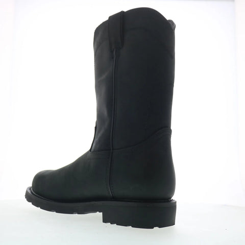Justin Boots Dorsal 11" Steel Toe Waterproof Mens Black Work & Safety Boots