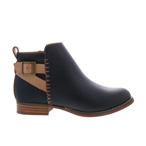Spenco Dove Creek Boots SP1002BLK Womens Black Leather Ankle & Booties Boots