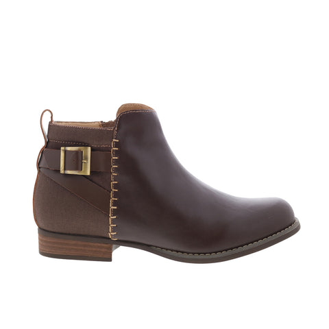 Spenco Dove Creek Boots SP1002ESP Womens Brown Leather Ankle & Booties Boots