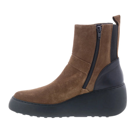Fly London Doxe DOXE604FLY-002 Womens Brown Suede Zipper Casual Dress Boots