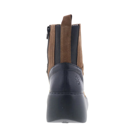Fly London Doxe DOXE604FLY-002 Womens Brown Suede Zipper Casual Dress Boots