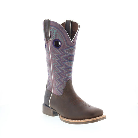 Durango Lady Rebel Pro DRD0354 Womens Brown Leather Slip On Western Boots