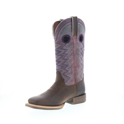 Durango Lady Rebel Pro DRD0354 Womens Brown Leather Slip On Western Boots