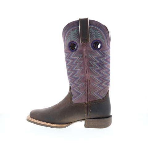 Durango Lady Rebel Pro DRD0354 Womens Brown Leather Slip On Western Boots