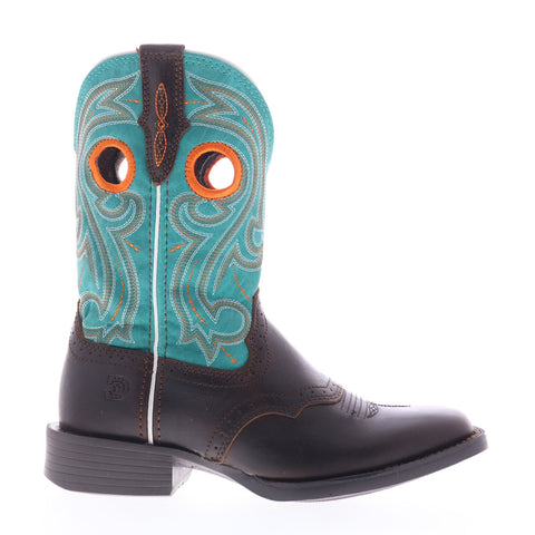 Durango Westward DRD0446 Womens Brown Leather Slip On Western Boots