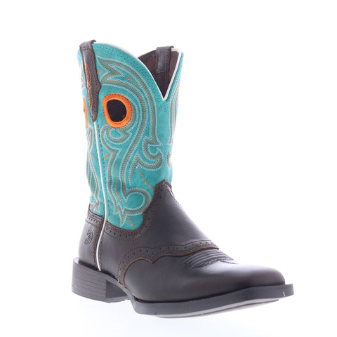 Durango Westward DRD0446 Womens Brown Leather Slip On Western Boots