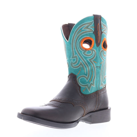 Durango Westward DRD0446 Womens Brown Leather Slip On Western Boots