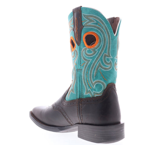 Durango Westward DRD0446 Womens Brown Leather Slip On Western Boots