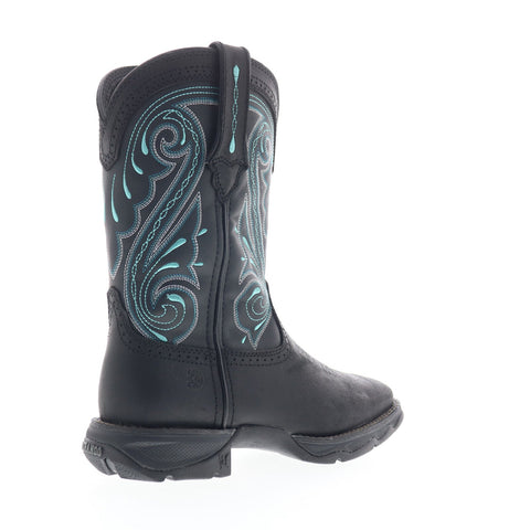 Durango Lady Rebel DRD0462 Womens Black Leather Slip On Western Boots