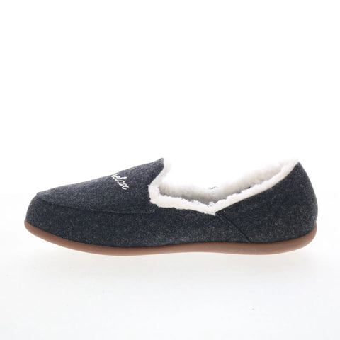 Spenco Dreamy Slipper Womens Black Synthetic Loafer Slippers Shoes