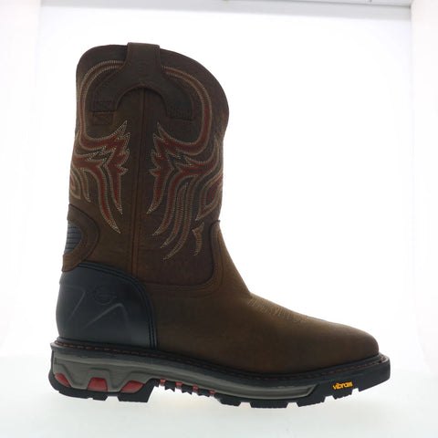 Justin Boots Driscoll 11" WK2110 Mens Brown Leather Work & Safety Boots 