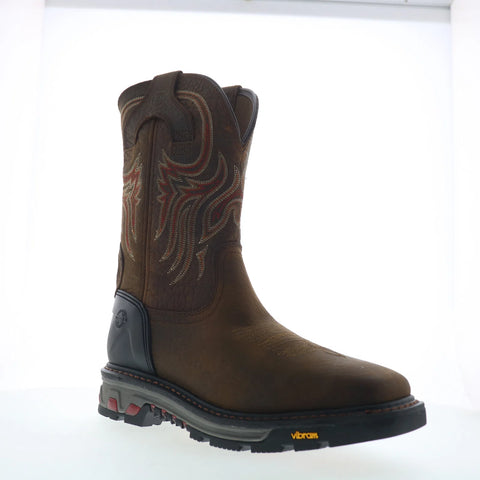Justin Boots Driscoll 11" WK2110 Mens Brown Leather Work & Safety Boots 