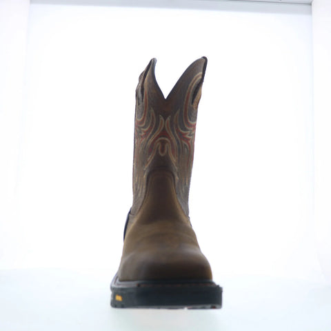 Justin Boots Driscoll 11" WK2110 Mens Brown Leather Work & Safety Boots 