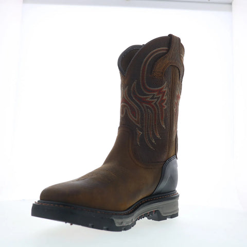 Justin Boots Driscoll 11" WK2110 Mens Brown Leather Work & Safety Boots 