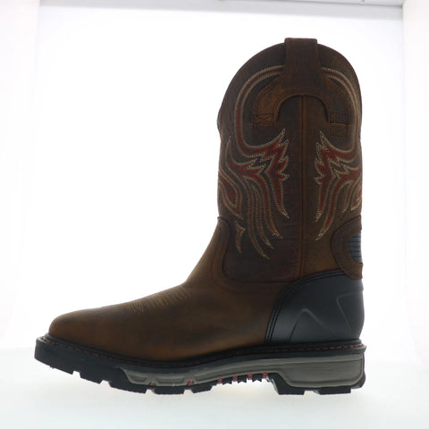 Justin Boots Driscoll 11" WK2110 Mens Brown Leather Work & Safety Boots 