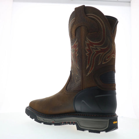Justin Boots Driscoll 11" WK2110 Mens Brown Leather Work & Safety Boots 