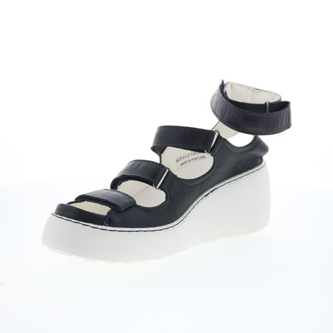 Fly London Drop DROP521FLY-000 Womens Black Wedges Sandals Shoes