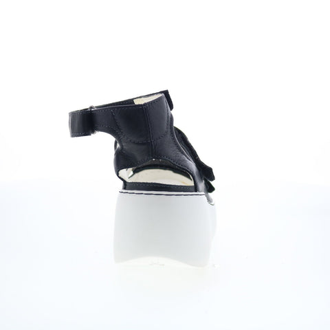 Fly London Drop DROP521FLY-000 Womens Black Wedges Sandals Shoes