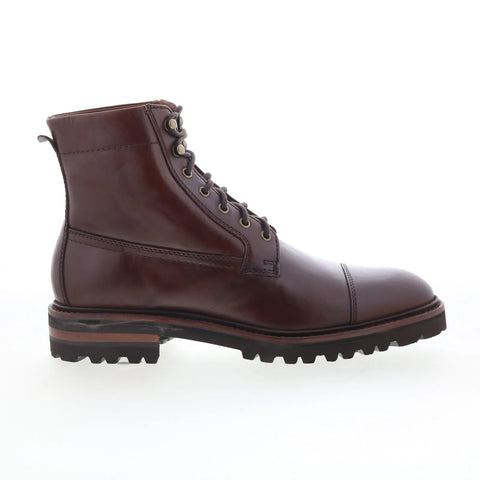 Johnston & Murphy Dudley Lug 24-6776 Mens Brown Leather Casual Dress Boots