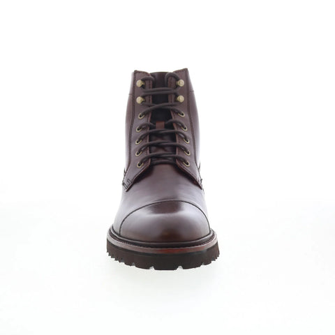 Johnston & Murphy Dudley Lug 24-6776 Mens Brown Leather Casual Dress Boots