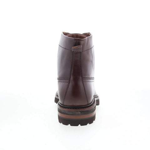 Johnston & Murphy Dudley Lug 24-6776 Mens Brown Leather Casual Dress Boots