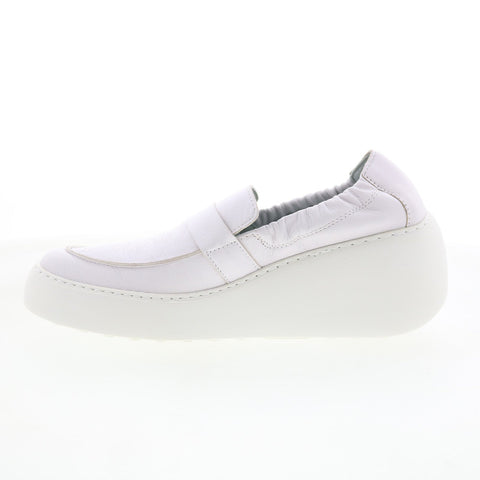 Fly London Duli DULI620FLY-003 Womens White Loafers & Slip Ons Casual Shoes