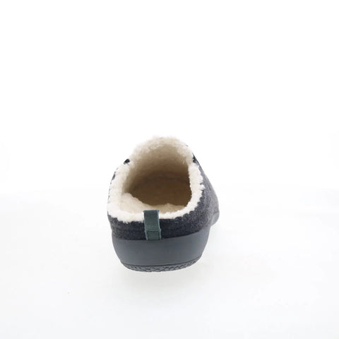 Spenco Dundee Wool Slipper SP2003BLK Mens Black Canvas Clogs Slippers Shoes