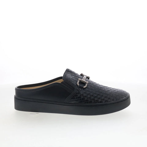 Spenco Durham Slide SP1038BLK Womens Black Synthetic Mules Slippers Shoes