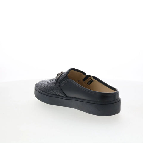 Spenco Durham Slide SP1038BLK Womens Black Synthetic Mules Slippers Shoes