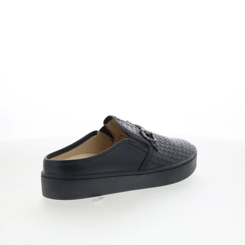 Spenco Durham Slide SP1038BLK Womens Black Synthetic Mules Slippers Shoes