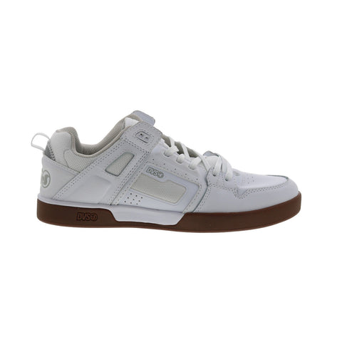 DVS Comanche LT DV01300100 Mens White Leather Skate Inspired Sneakers Shoes