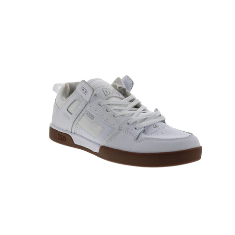 DVS Comanche LT DV01300100 Mens White Leather Skate Inspired Sneakers Shoes