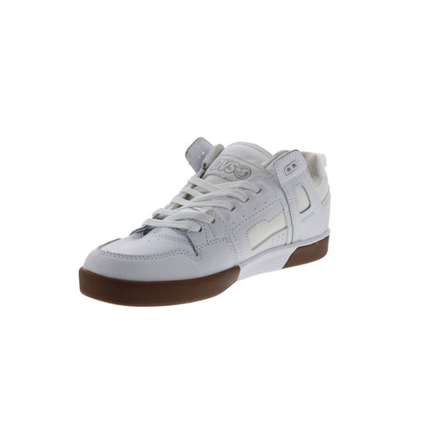 DVS Comanche LT DV01300100 Mens White Leather Skate Inspired Sneakers Shoes