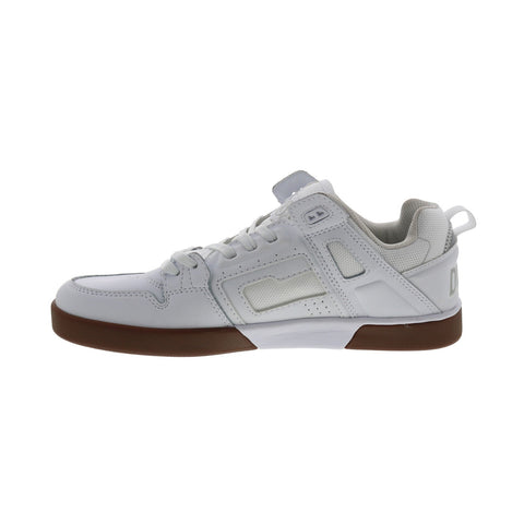 DVS Comanche LT DV01300100 Mens White Leather Skate Inspired Sneakers Shoes